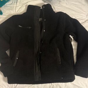 Women’s Jessica Simpson size Small  Black Fleece Jacket NWT